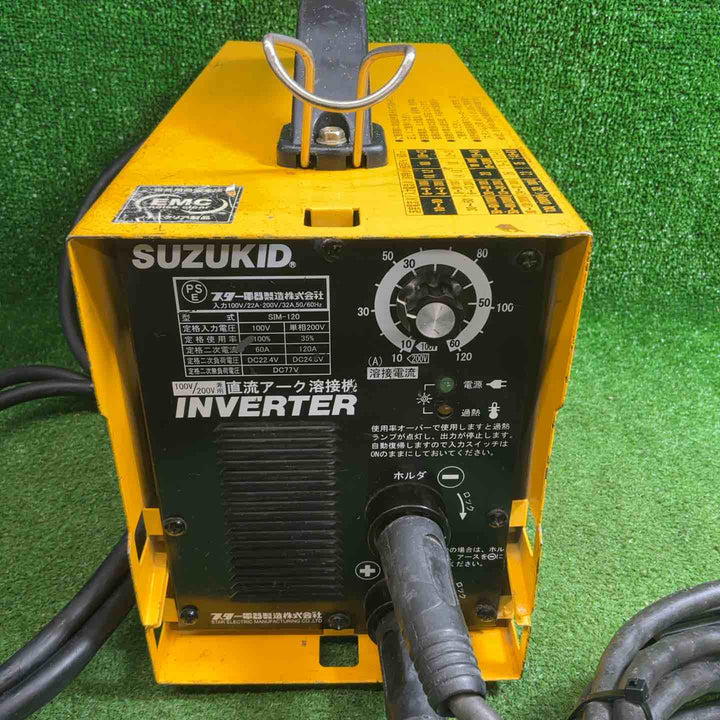 【中古品】 スズキッド (SUZUKID) 直流インバータ溶接機 IMAX120(SIM-120)【藤沢店】