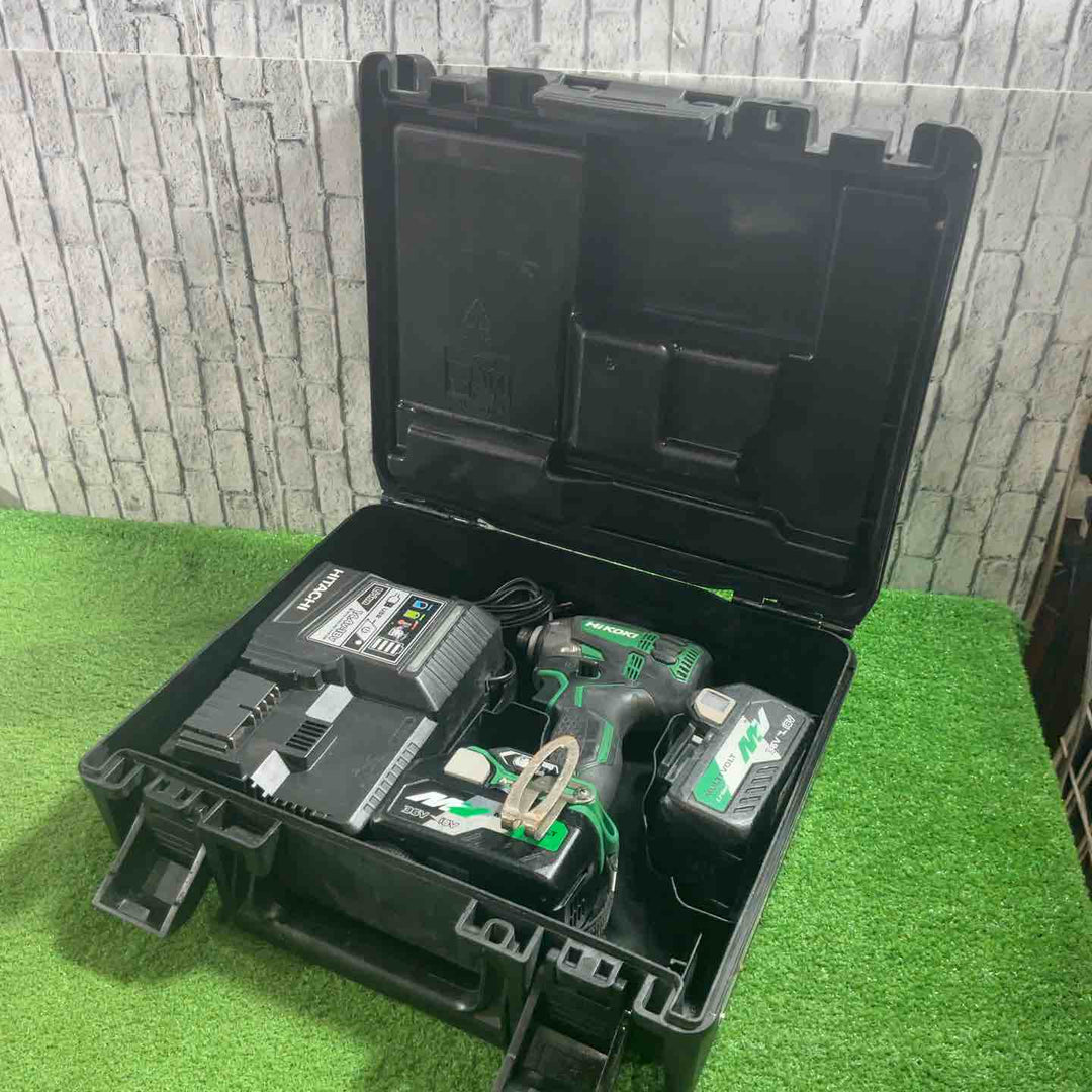 ★ハイコーキ(HIKOKI ※旧:日立工機) コードレスインパクトドライバー WH18DDL2(2LXPK)(L) 18V 動作確認済【川口店】