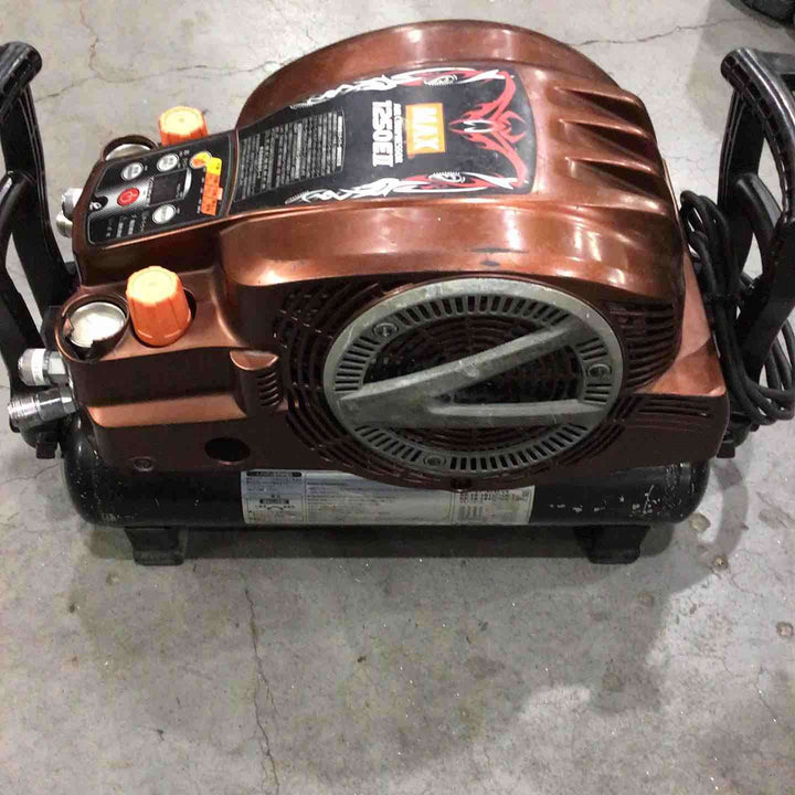 【現状品】◇マックス(MAX) スーパーエアコンプレッサ AK-HH1250E2 プレミアムレッド 限定カラー【鴻巣店】