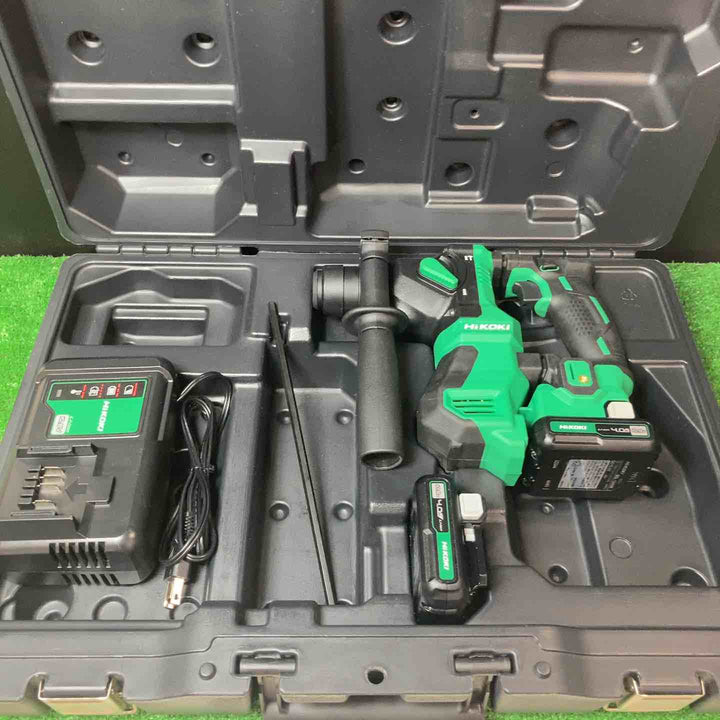 【美品】◇HiKOKI(ハイコーキ) 10.8V コードレス ハンマドリル  DH12DD(2LSK) 蓄電池2個・充電器・ケース付き【岩槻店】