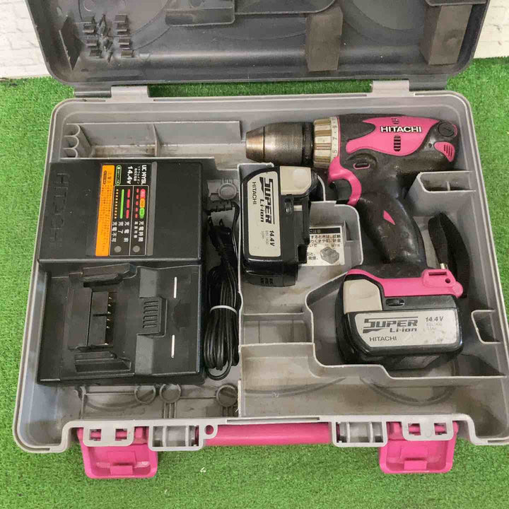 日立工機　14.4Vコードレスドリルドライバ　DS14DSL(2SLCK)【町田店】