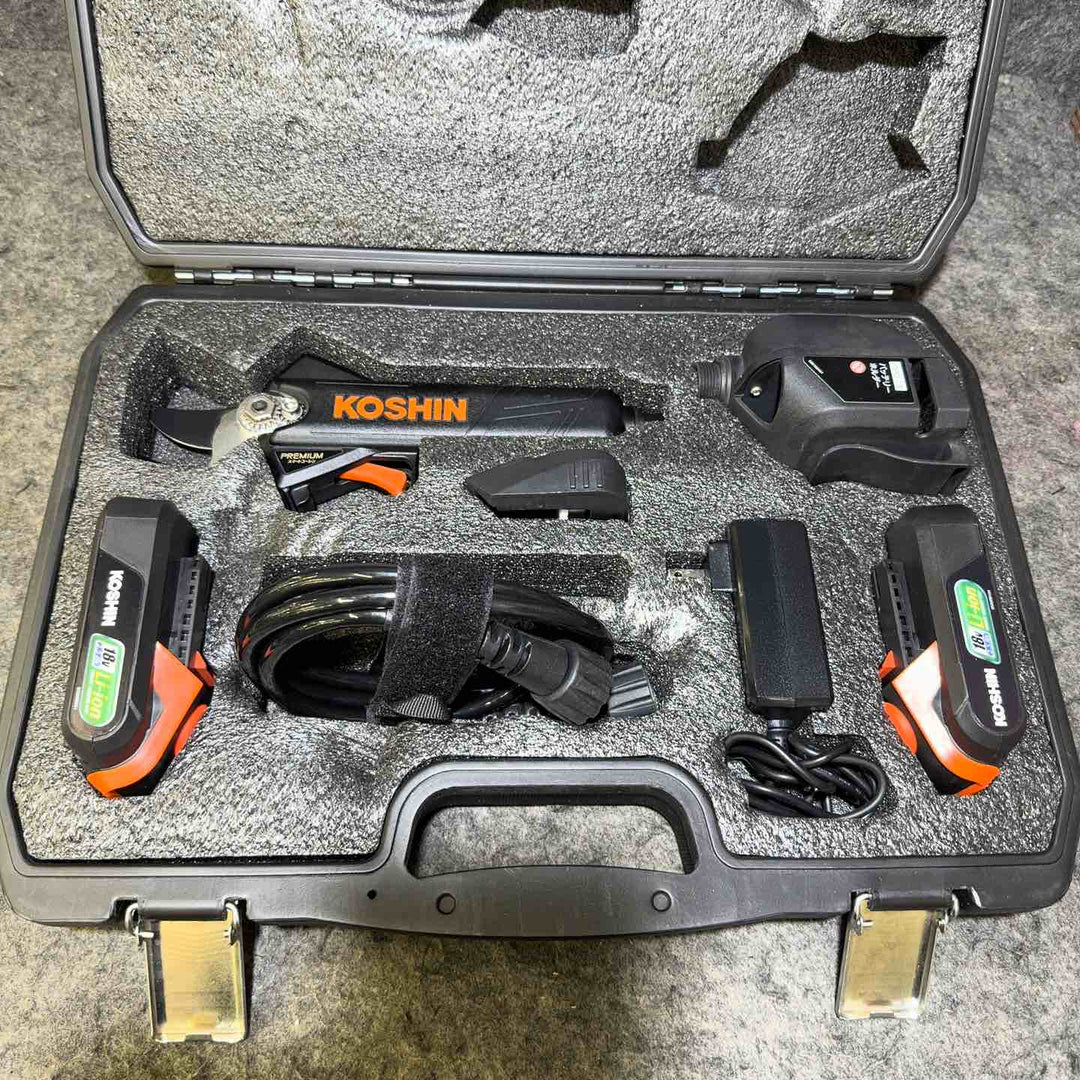 【美品中古】 工進 18V 充電式剪定はさみ PPD-1825 元箱なし 専用ポーチ付き スマートコーシン 最大25mm切断 【桶川店】