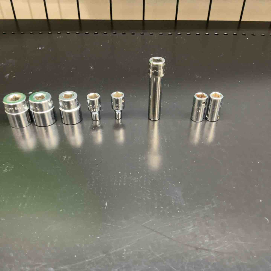スナップオン 1/4ラチェットハンドル T72、ソケット TM18×2・16・6・04、STMMD7、TMA4.5・3.5【藤沢店】