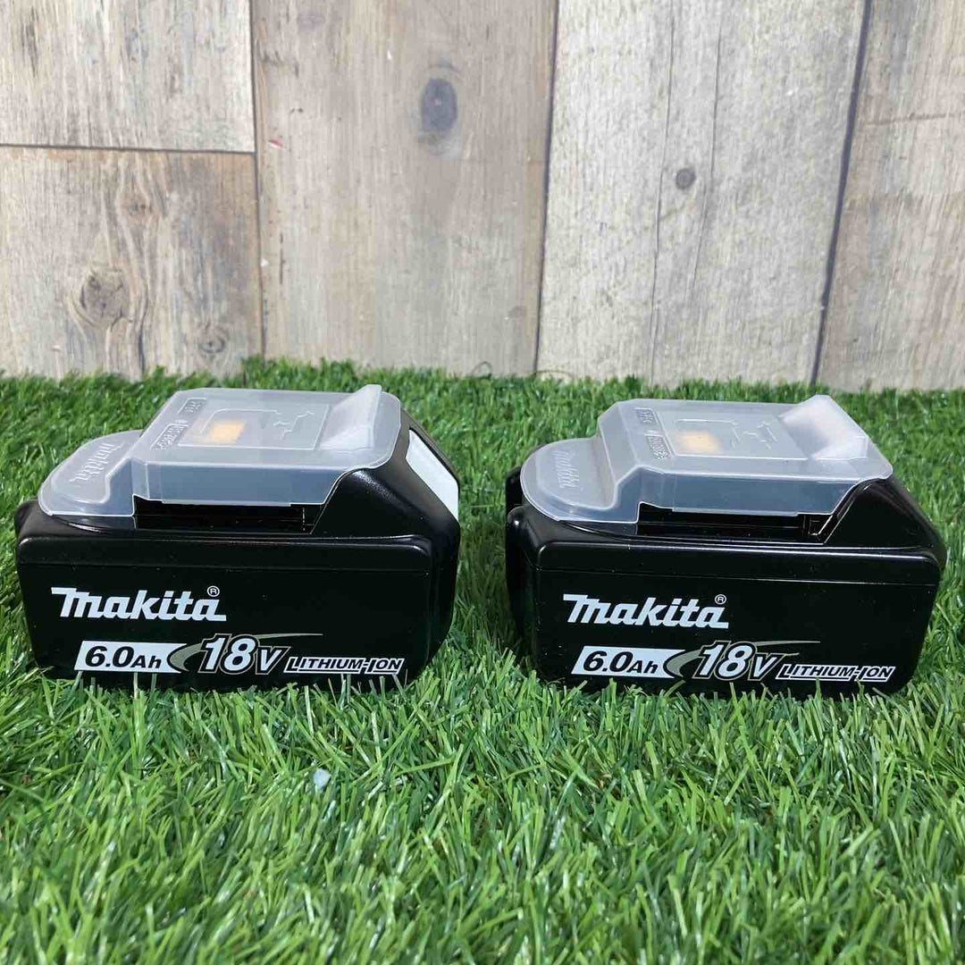▼マキタ(makita) リチウムイオンバッテリー 18V/6.0Ah BL1860B 2個セット【戸田店】