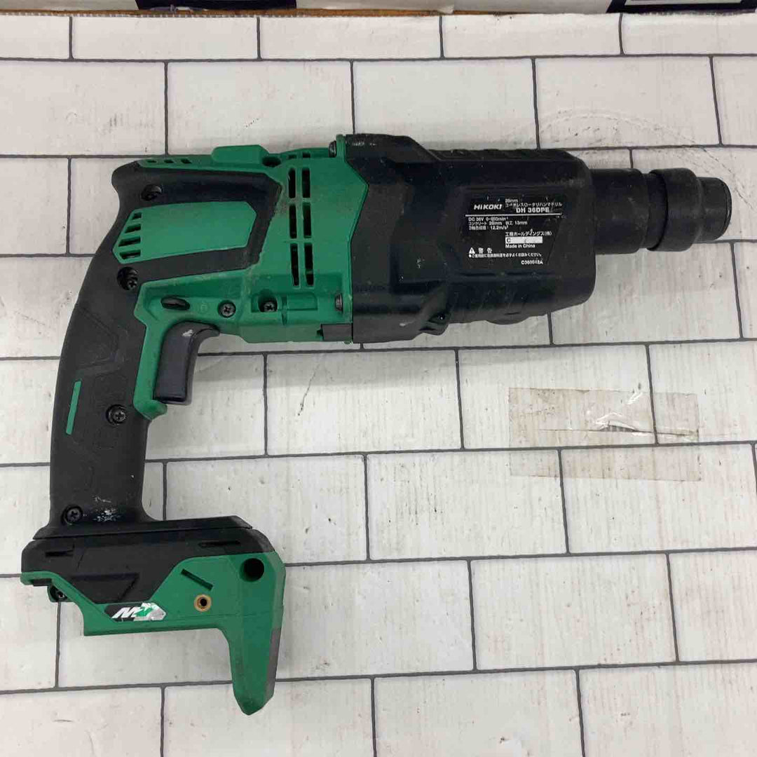 ★ハイコーキ(HIKOKI ※旧:日立工機) コードレスハンマドリル DH36DPE(NN)【所沢店】