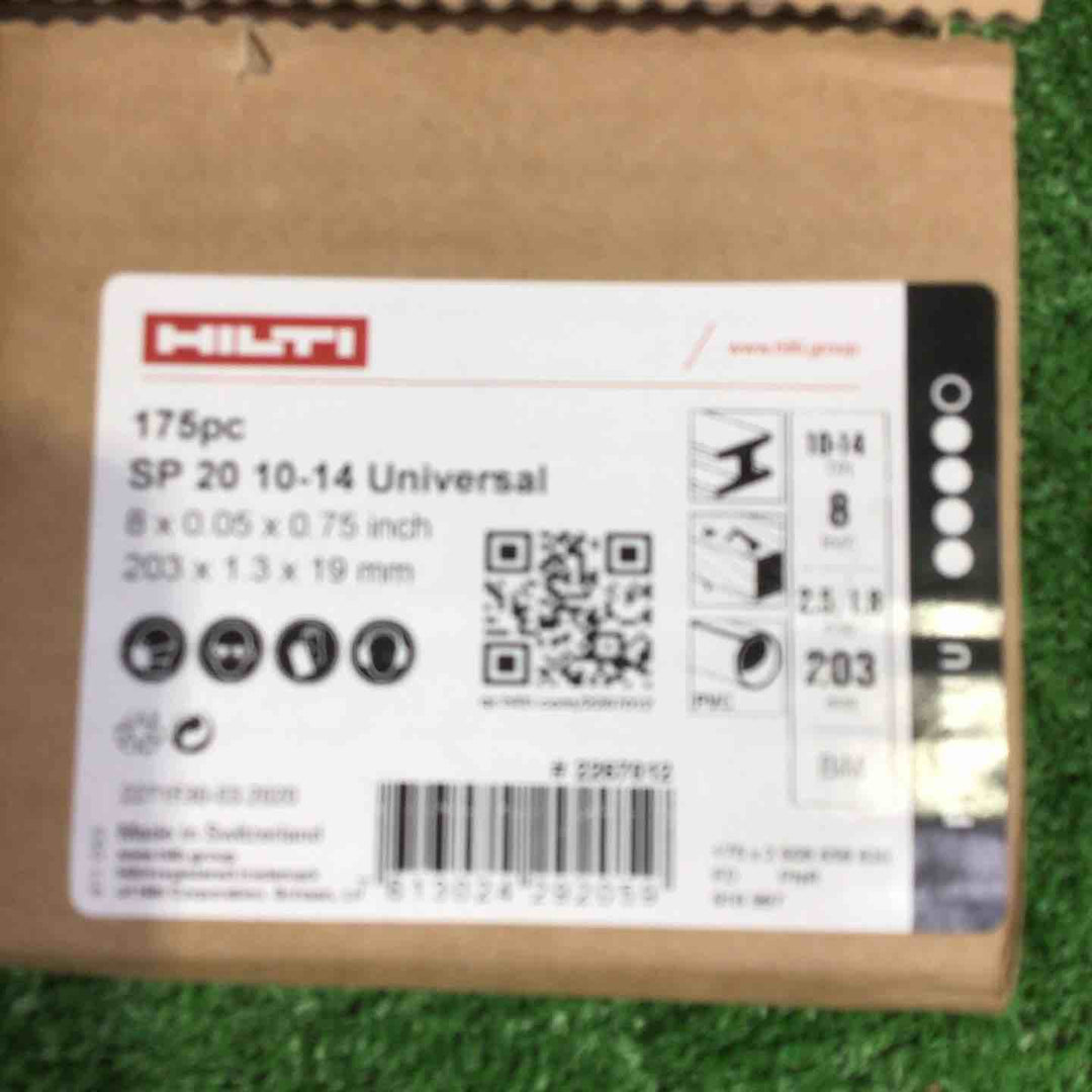 ◇ヒルティ(HILTI) レシプロソーブレード SP20 10-14Univaesal(175pc) 203mm×1.3mm×19mm #2267012【町田店】