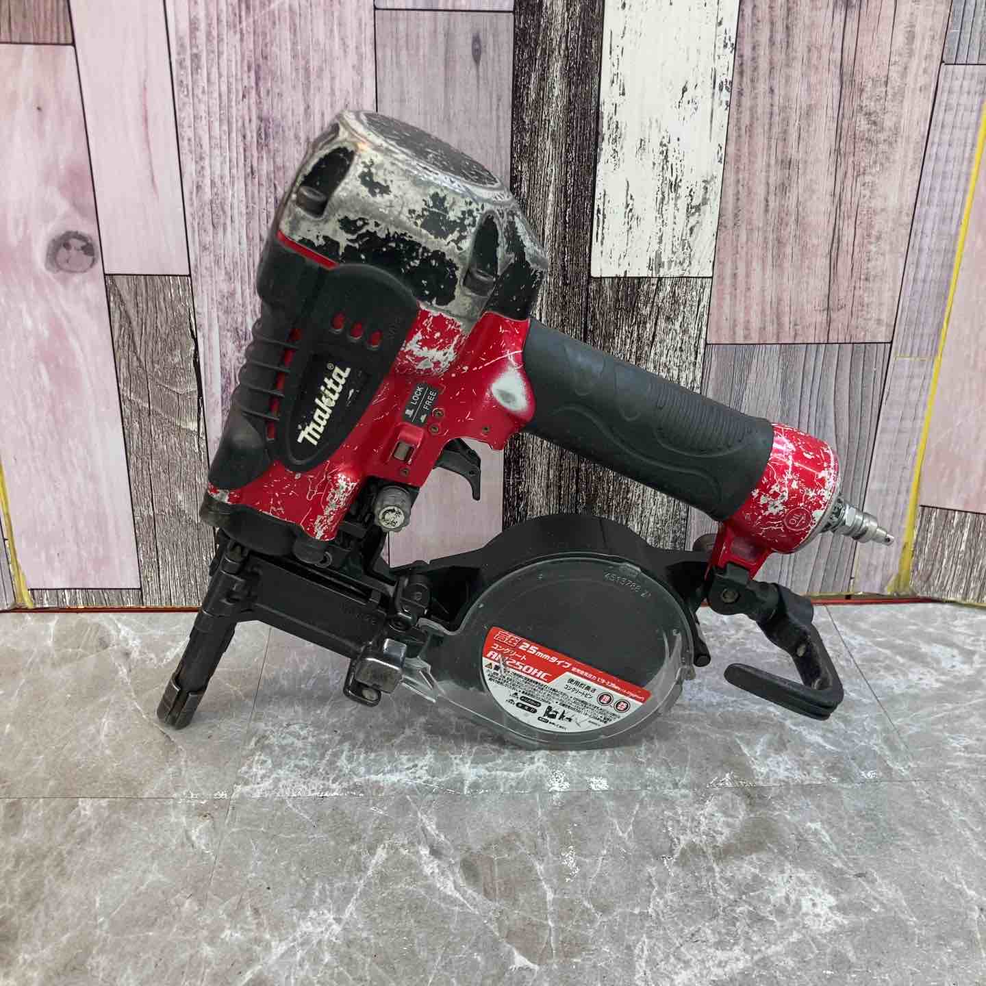 100%新品，得価 マキタmakita 中古品AN250HC コンクリート用高圧釘打機 