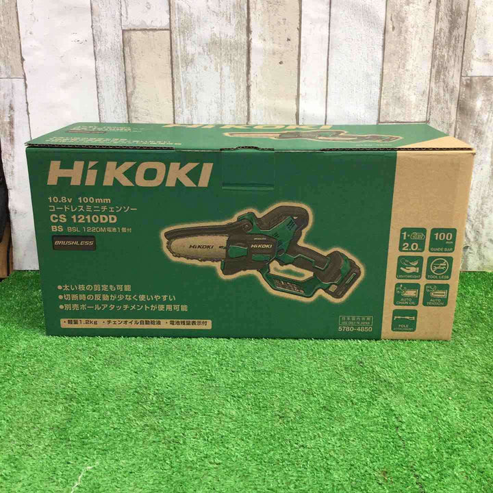 ★ハイコーキ(HIKOKI ※旧:日立工機) コードレスチェンソー CS1210DD(BS)【越谷店】