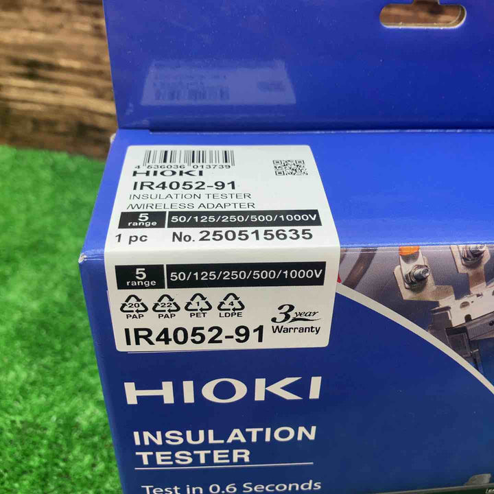 日置電機(HIOKI) 絶縁抵抗計 IR4052-91【川越店】