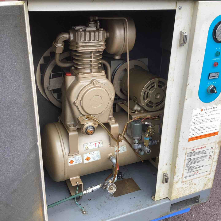 【店頭受取り限定】◇東芝 TOSCON コンプレッサー KA105-15T4 容量39L 三相200V 50Hz【越谷店】