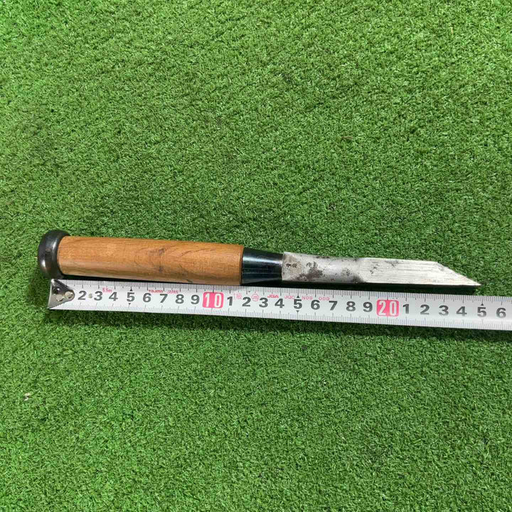 清忠作 向待鑿 叩き鑿 全長約250mm 刃幅約7mm 【川口店】