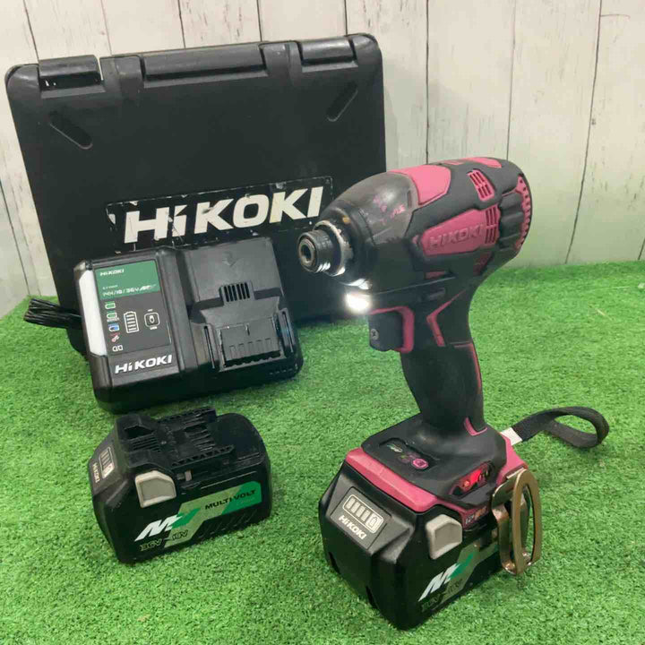 ☆ハイコーキ(HIKOKI ※旧:日立工機) コードレスインパクトドライバー WH36DA(2XPBR)【川口店】