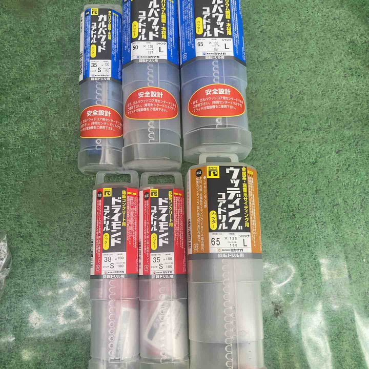 【未使用品】ガルバウッド/ドライモンド/ウッディング　コアドリル刃6点　セット売り
