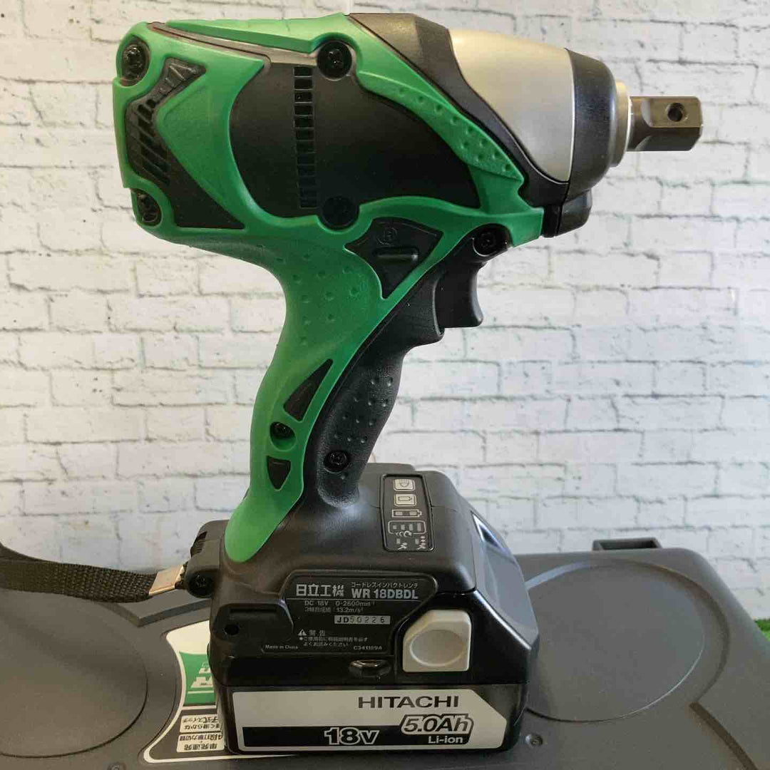 ◇ハイコーキ(HIKOKI ※旧:日立工機) コードレスインパクトレンチ  WR18DBDL(2LJCK)(L)【町田店】