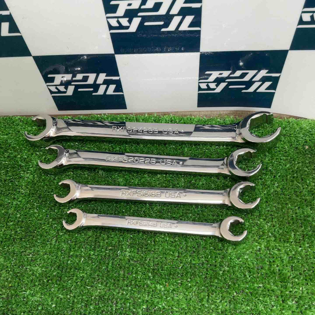スナップオン(Snap-on) フレアナットレンチセット RXFS2428B/2022B/1618B/1214B ※4本セット【草加店】