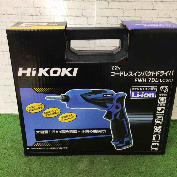 ◇ハイコーキ(HIKOKI ※旧:日立工機) コードレスペンインパクトドライバー  FWH7DL(LCSK)【町田店】