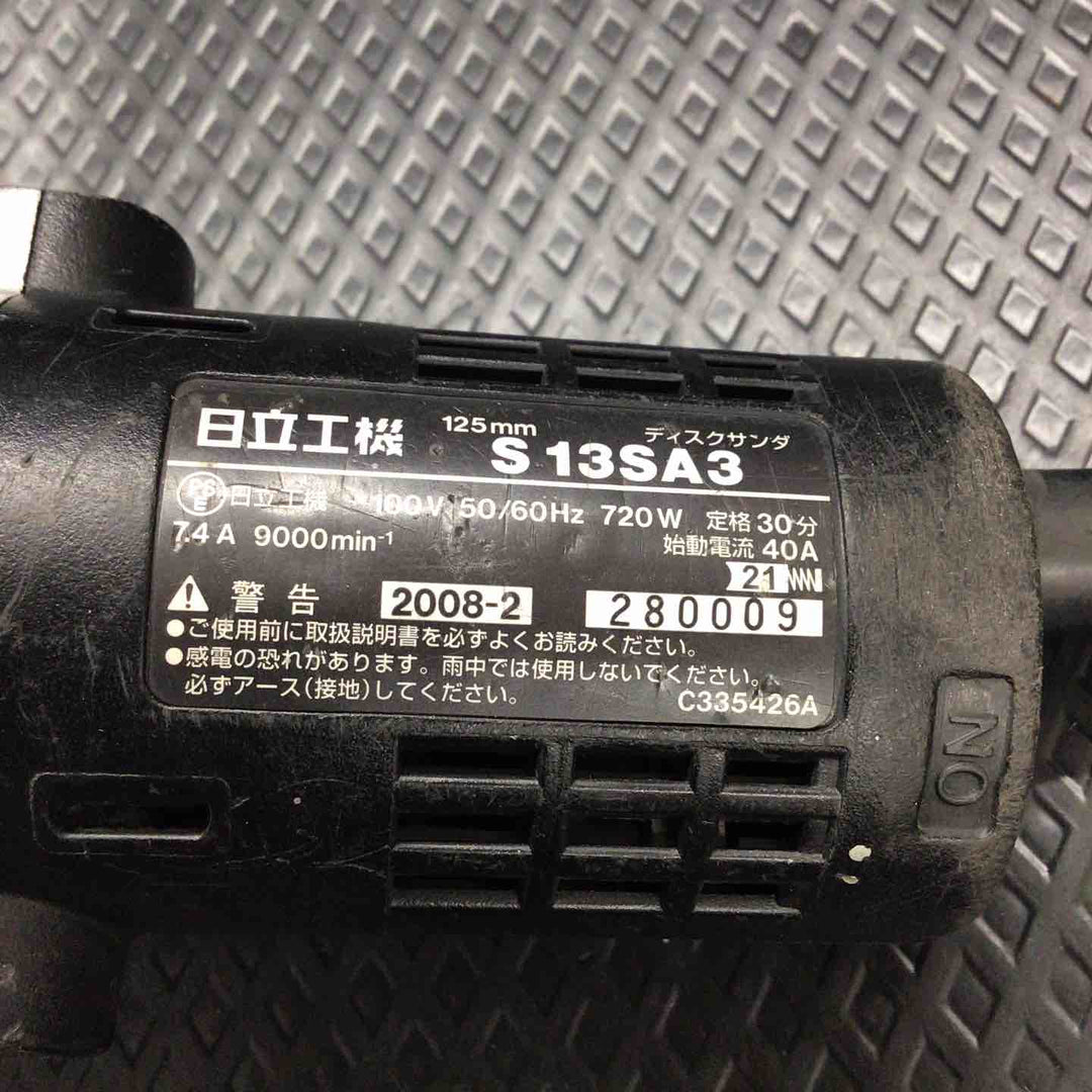 【現状品】 日立 ディスクサンダ S13SA3 【鴻巣店】