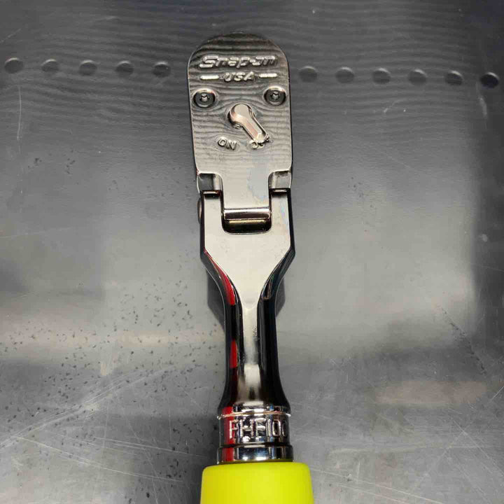 スナップオン(Snap-on)3/8ソフトグリップフレックスラチェット FHF100(イエロー)【川越店】