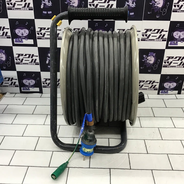 〇ハタヤ(HATAYA) 屋外用防雨型レインボーリール GX-501K コードリール【所沢店】