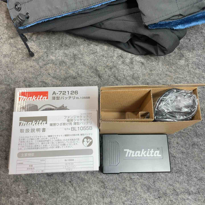マキタ(makita) 充電式暖房ウェアまとめ(ベスト、ジャケット、ひざ掛け)バッテリー&ケーブルユニット付き【桶川店】