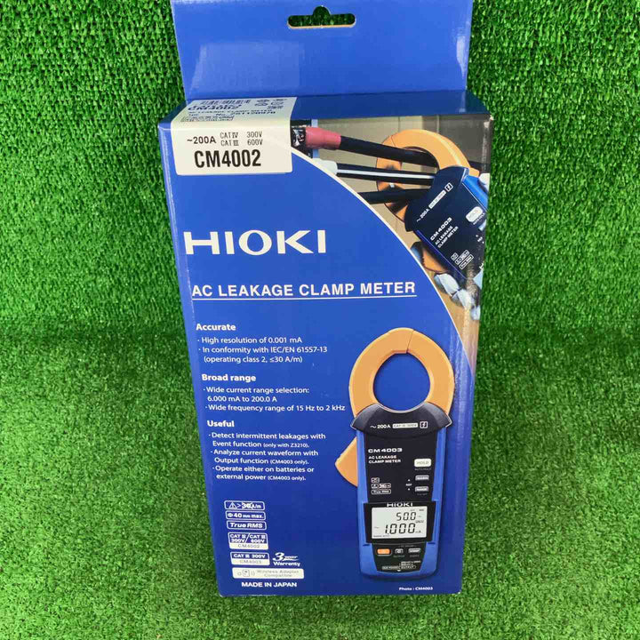 【未使用品】▼HIOKI ACリーククランプメータ CM4002【川崎店】