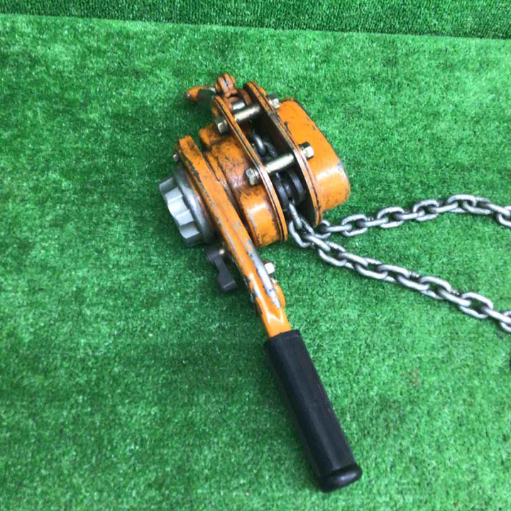 【現状品】 バイタル工業 1ton レバーチェーンブロック NR2-10 【鴻巣店】