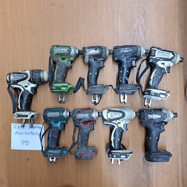 【ジャンク品】マキタ makita 18V 14.4V インパクトドライバー 計17点【岩槻店】