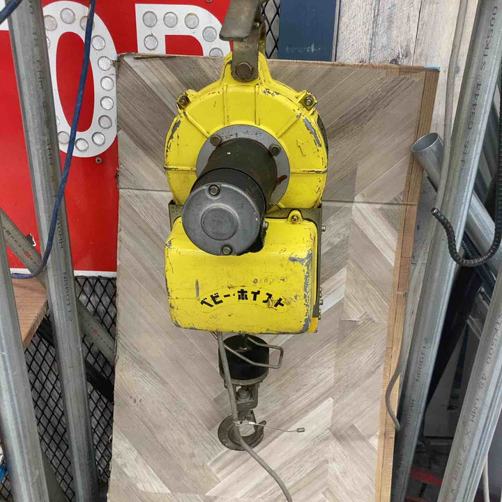 【中古品】トーヨーコーケン 電動ウインチ ワイヤー ベビーホイスト BH-820 荷重20kg 揚程20M リモコン付【八潮店】
