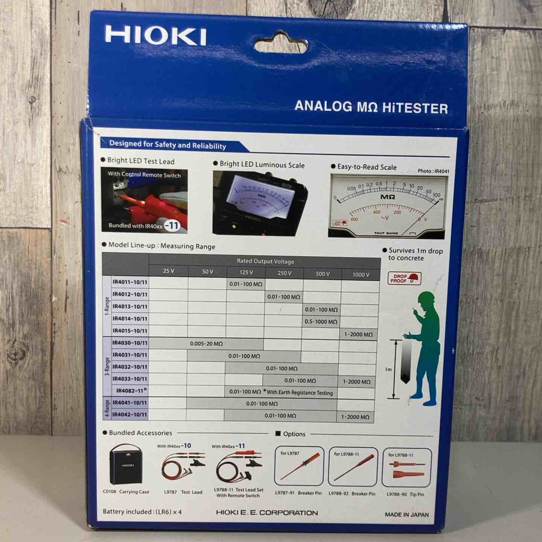 ▼HIOKI アナログメグオームハイテスタ IR4013-10 絶縁抵抗計 単レンジ【戸田店】