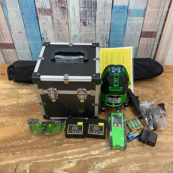 〇マイト工業 グリーンレーザー墨出し器 MLS-444GP-RT 三脚付き【柏店】