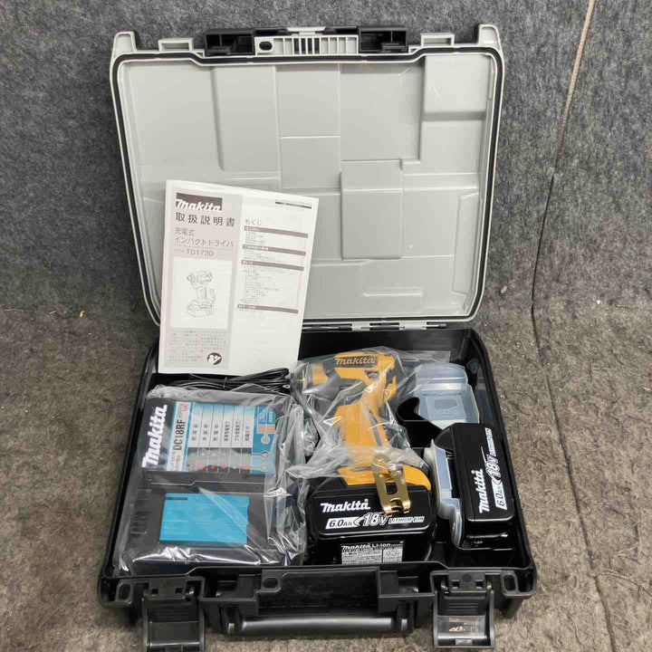 ☆マキタ(makita) コードレスインパクトドライバー TD173DGXPY LTX20周年限定色 プレミアムイエロー【鴻巣店】