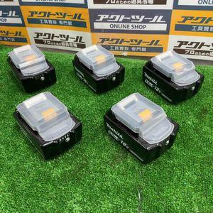 ①【未使用品】マキタ(makita) リチウムイオンバッテリー 18V/6.0Ah BL1860B 5台セット 純正バッテリー【草加店】