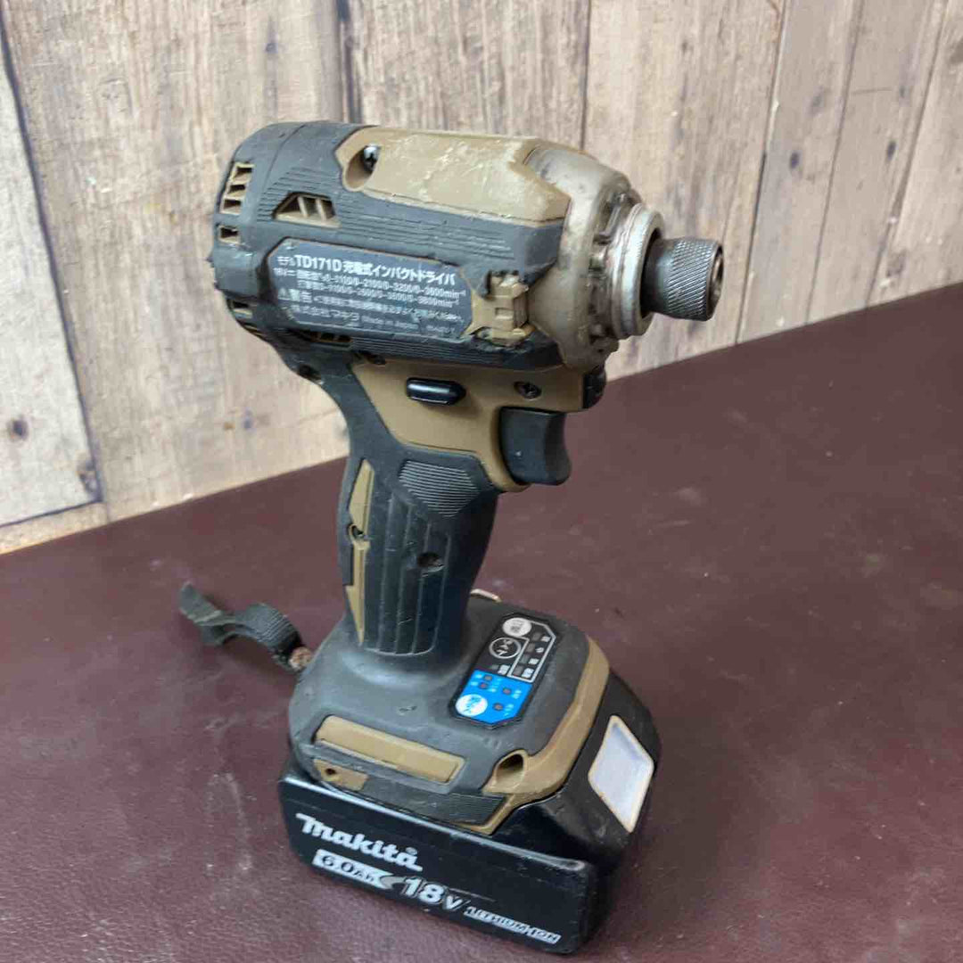 【中古品】 マキタ(makita) コードレスインパクトドライバー TD171DZAB 充電式電動ドライバ― 【東大和店】