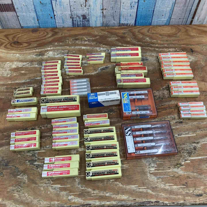 ▼エンドミル まとめ  金属加工 未使用   保管品 ナチ 約5kg 【柏店】