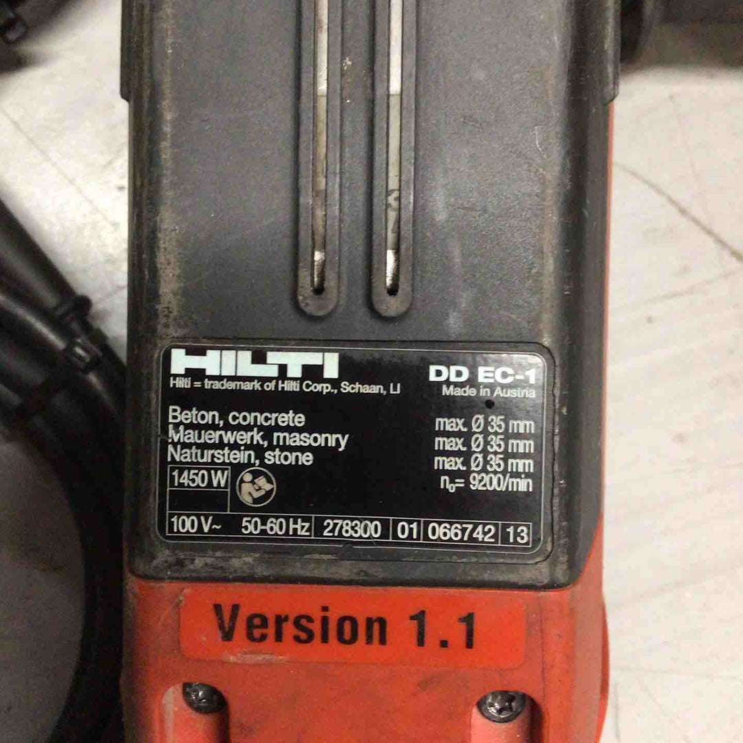 ◇ヒルティ(HILTI) コアドリル DDEC-1 ※商品説明欄要確認【戸田店】