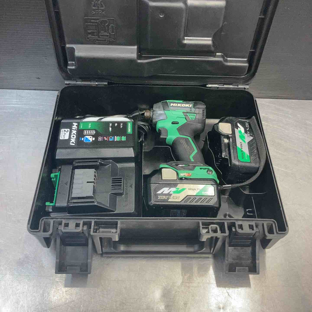 【中古品】ハイコーキ(HIKOKI ※旧:日立工機) コードレスインパクトドライバ アグレッシブグリーン WH36DD(2XHLSZ)【東大和店】