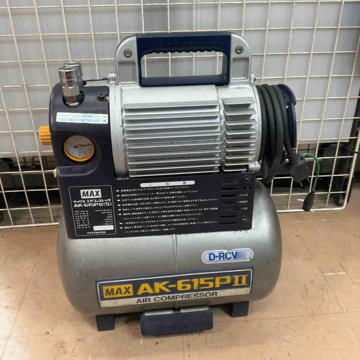 ◇マックス(MAX) 常圧エアコンプレッサ AK-615P2[5] (615PII)【草加店】