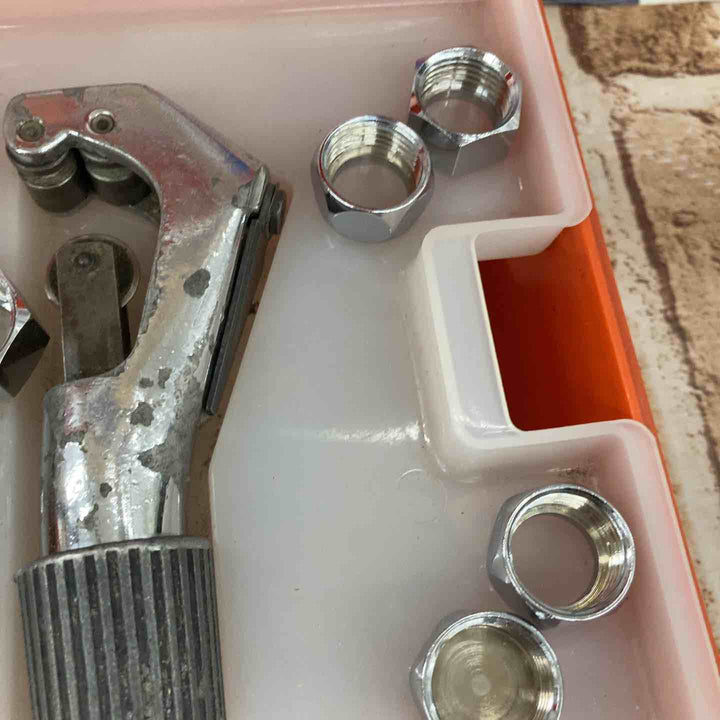 【中古品】ロングフレキ ツバ出し機 TM-135【所沢店】
