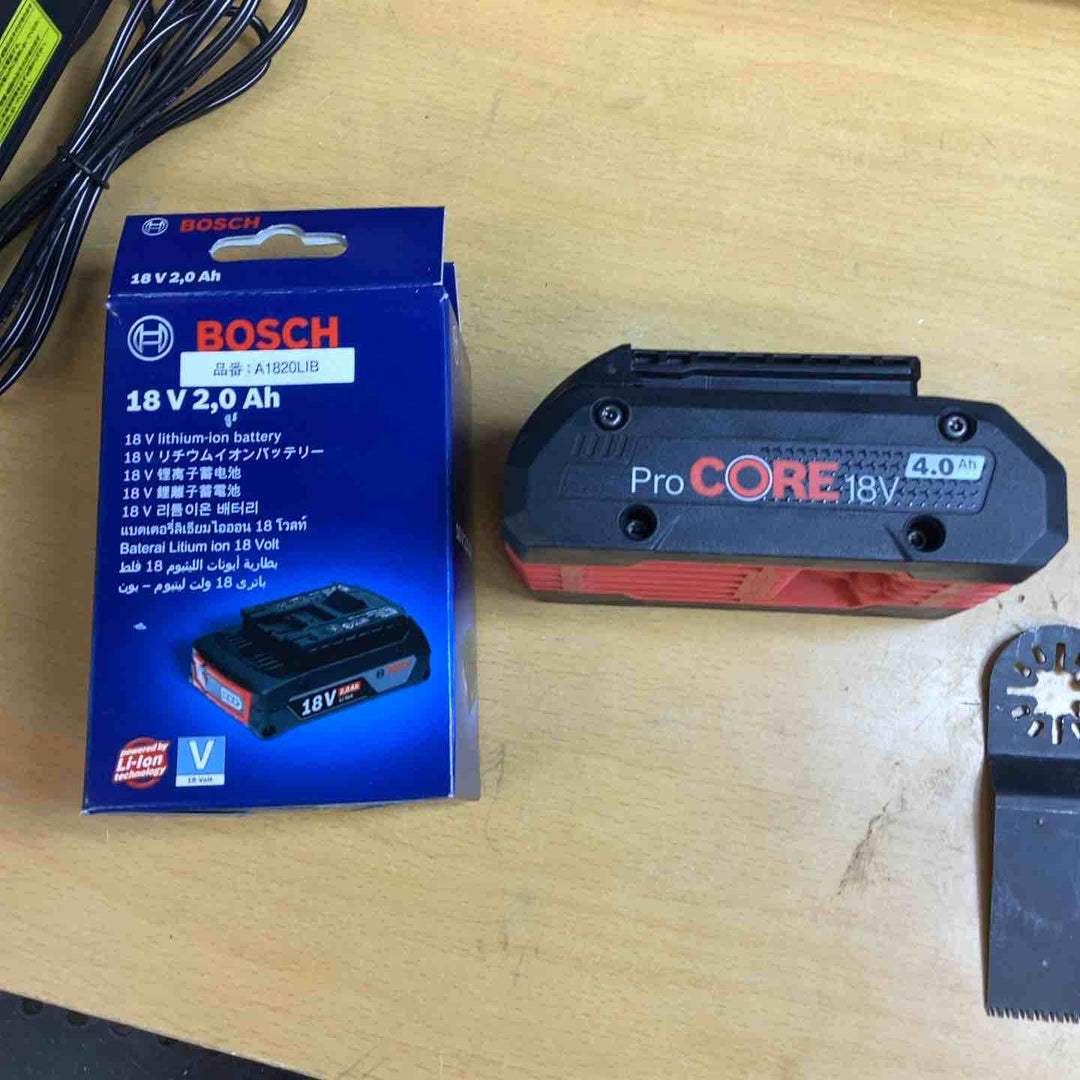 Bosch Professional(ボッシュ) 18V コードレスマルチツール(カットソー) (本体のみ、カットソー・マルチツール用ブレード32mm PAIZ32APB、 キャリングケース付) GMF18V-34H 【ブレード取付1秒！スナップインシステム】【越谷店】