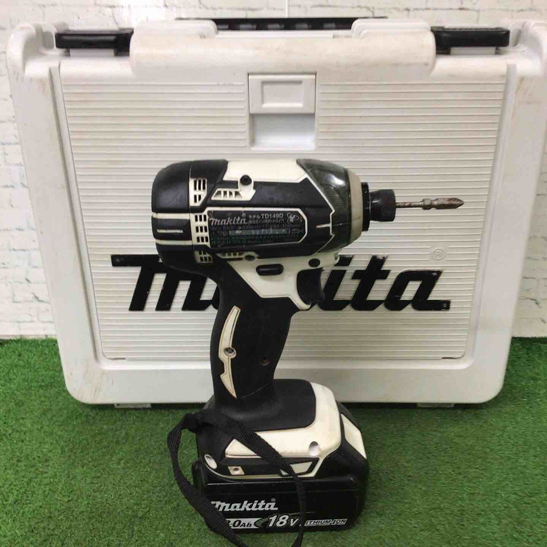 ★マキタ(makita) コードレスインパクトドライバー TD149DRFXW【町田店】