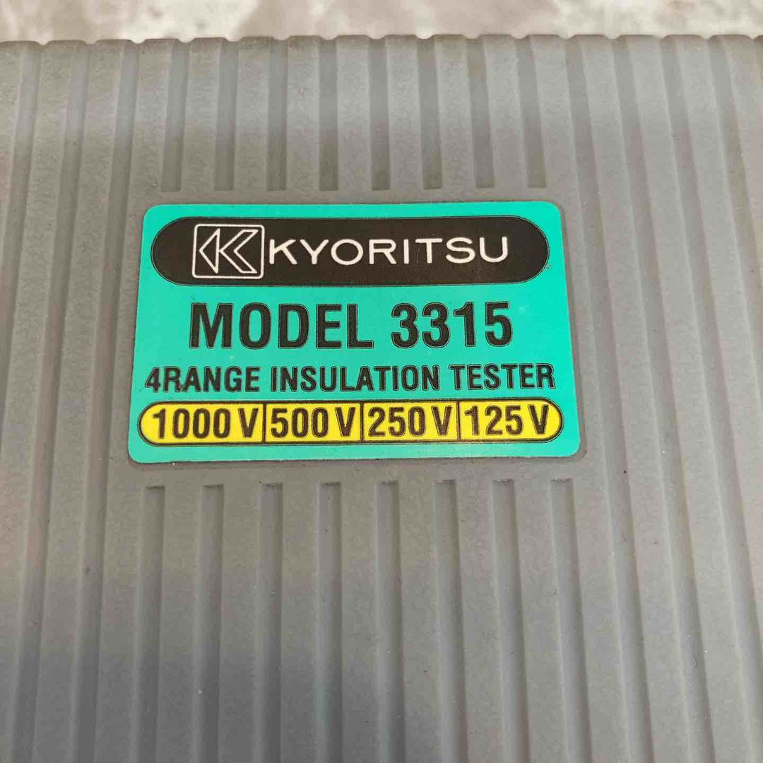 ◇共立(KYORITSU) アナログ絶縁抵抗計 3315【八潮店】