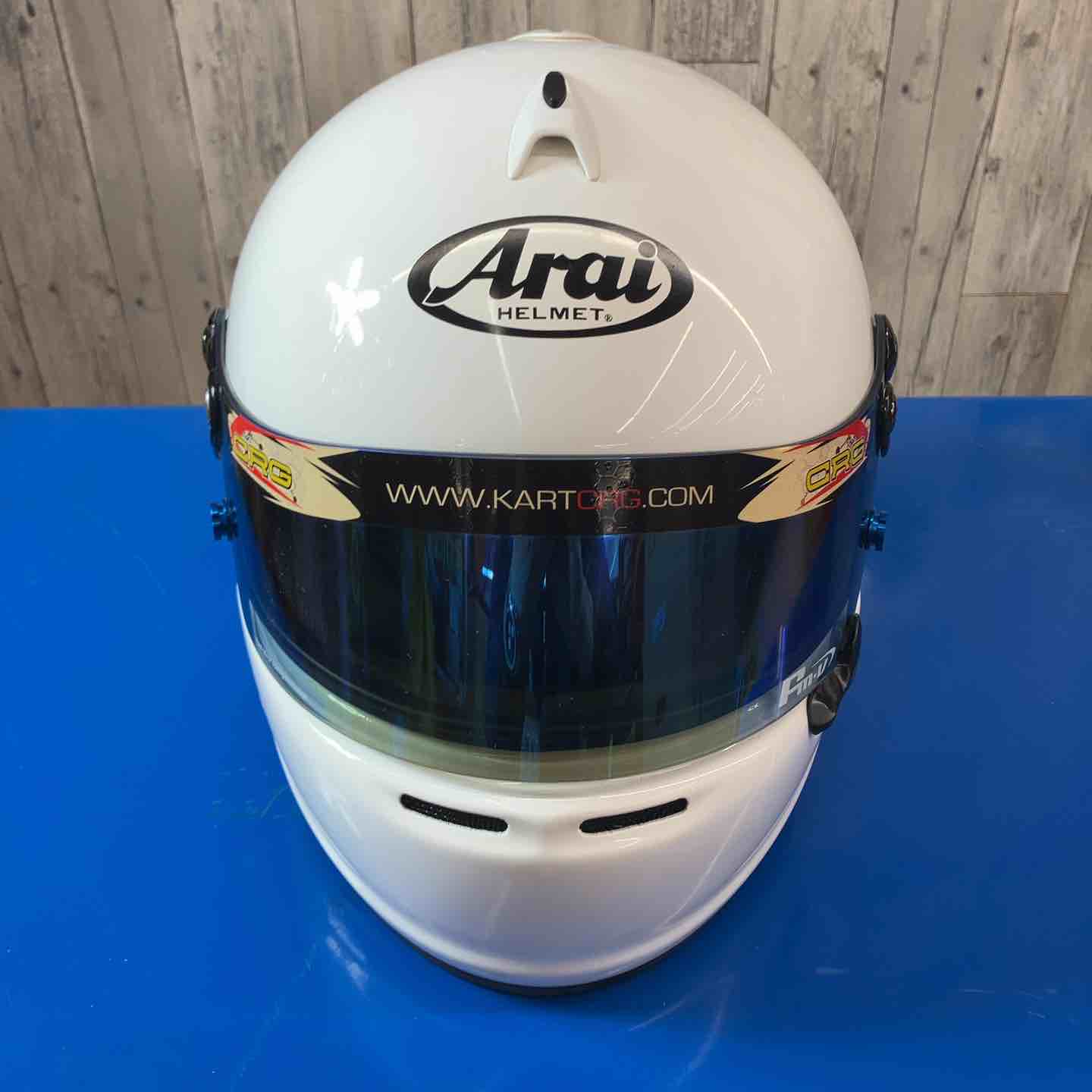 未使用保管品 Arai アライ GP-6 8859 ホワイト XSサイズ 元箱付き 4輪