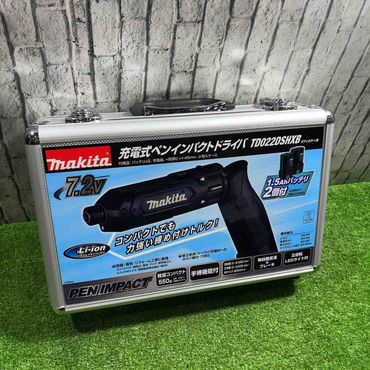 ★マキタ(makita) 7.2V コードレスペンインパクトドライバー TD022DSHXB【川口店】
