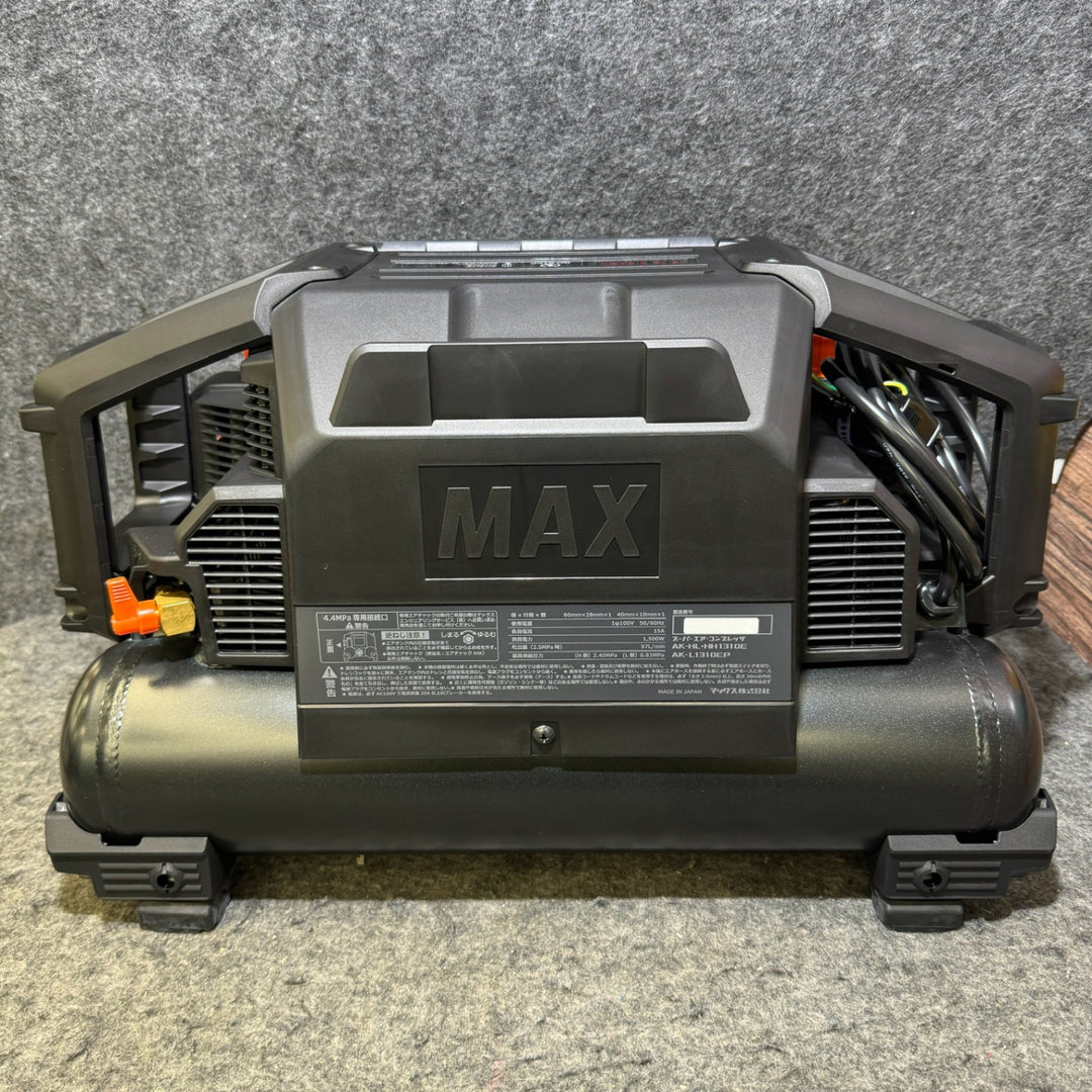 【未使用】 マックス MAX 高圧専用 エアコンプレッサー AK-HH1310E_ブラック 【桶川店】