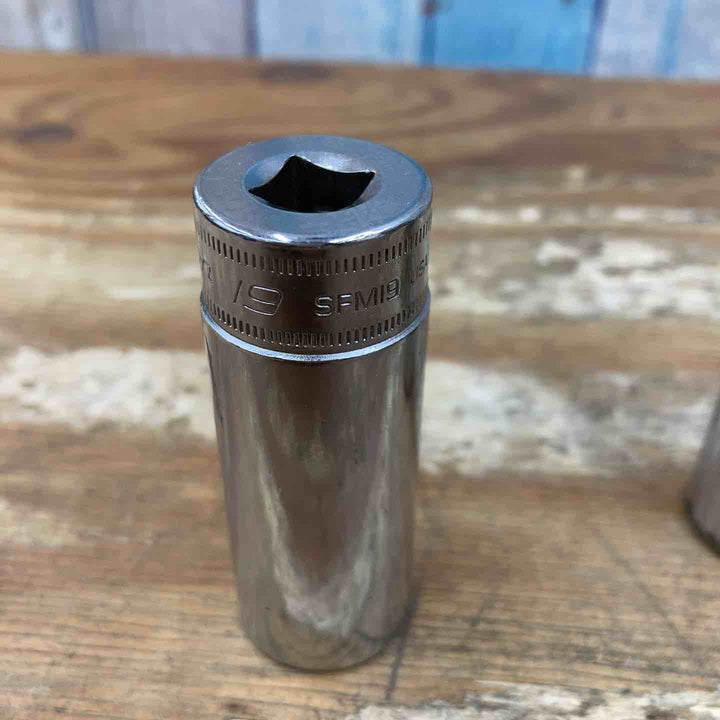 【中古品】▲スナップオン(Snap-on) ディープソケット4点セット 3/8SQ SFM19 SFSM17 SFM14 SFM13【柏店】