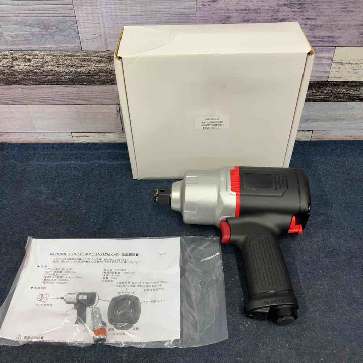 ESCO エスコ 3/4”DRエアーインパクトレンチ EA155DL-1【八潮店】