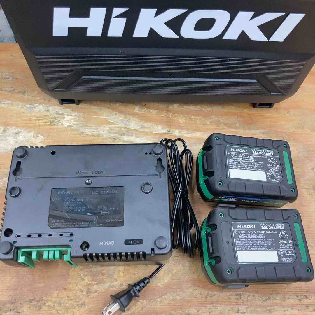 ★ハイコーキ(HIKOKI ※旧:日立工機) コードレスインパクトドライバ スコーピオンレッド WH36DD(2XHRSZ)【柏店】