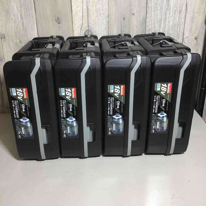 【未使用品】 マキタ makita コードレス インパクトドライバー TD173DRGXO 4台 インパクト オリーブ 純正 純正品 【戸田店】