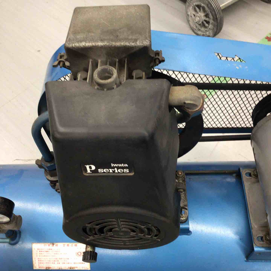 【動作確認済み 店頭受取り限定】【257】IWATA SP-15PB Vベルト交換済 200V電源差込コネクター無し エアコンプレッサー【戸田店】