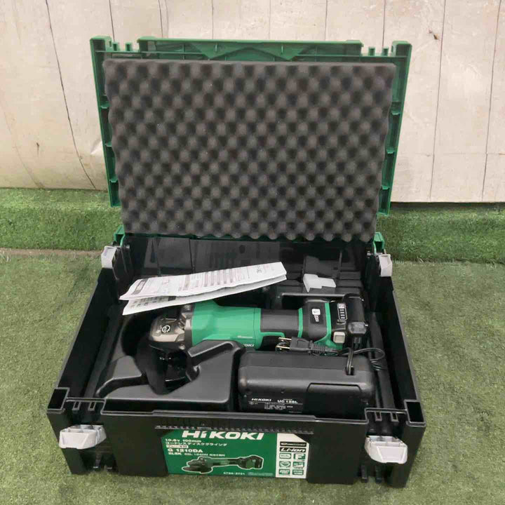 ★ハイコーキ(HIKOKI ※旧:日立工機) 100mmコードレスディスクグラインダ G1210DA(2LSK) 動作確認済【川口店】